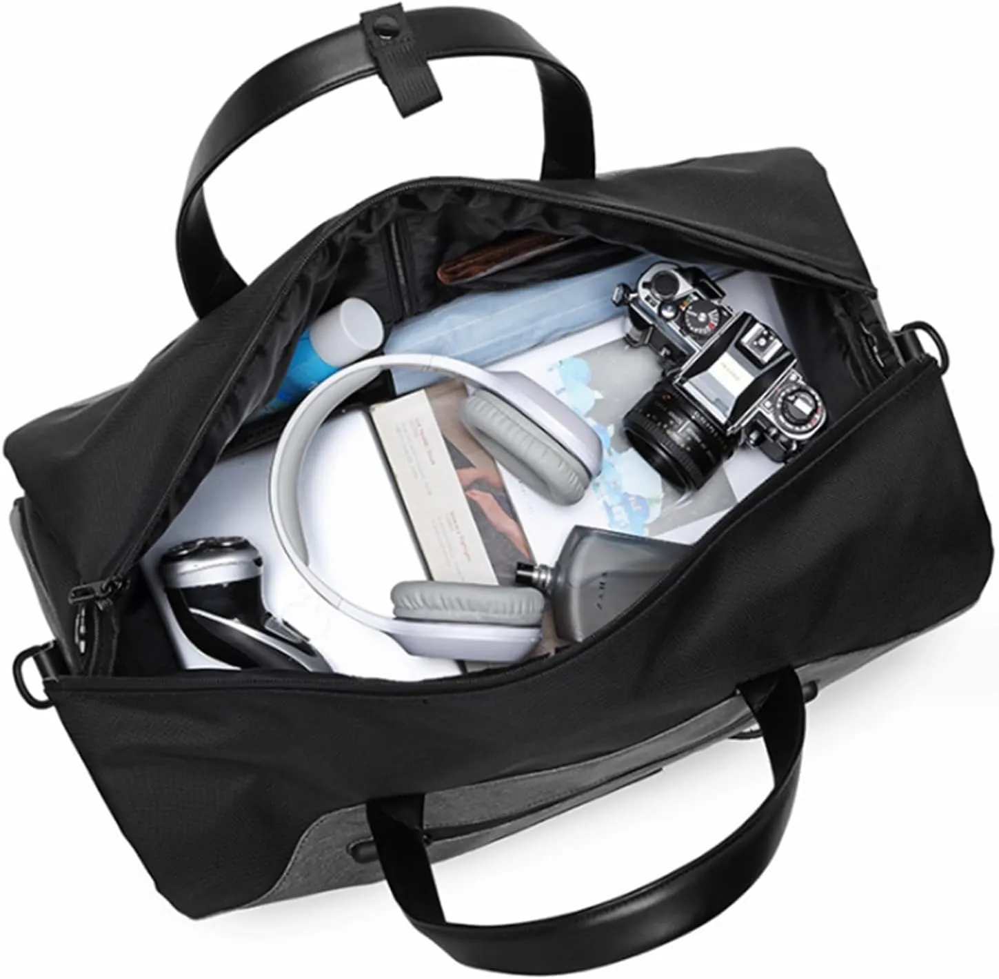 Weekender Travel Bag 20in Garment Bags for Travel,Carry On Suit Bags for Men,Garment Bag with Shoe Compartment Sport Gym Bag(B)