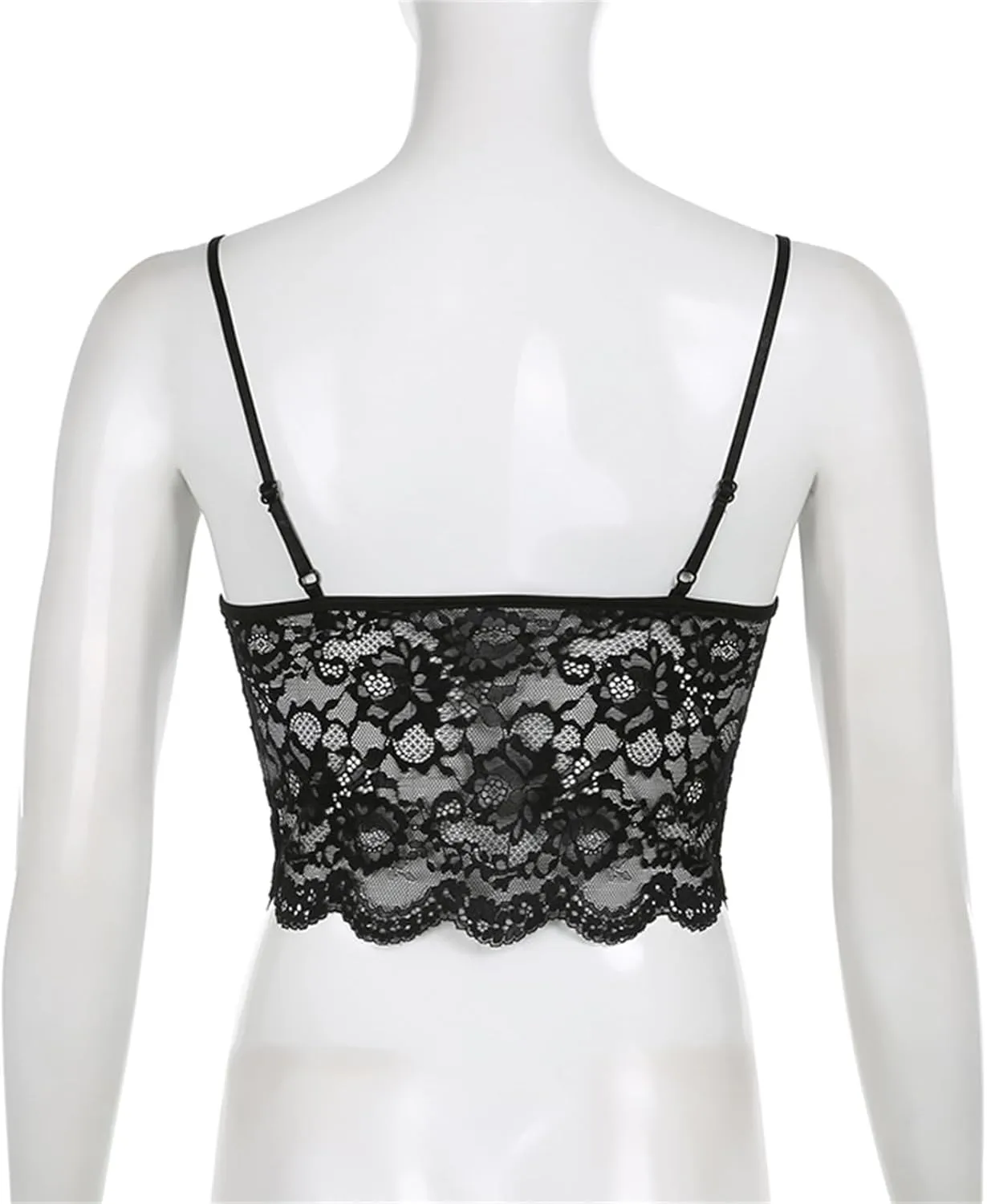 Women Gothic Crop Top Camisole Tank Tops Clubwear Cropped Cami T-Shirt