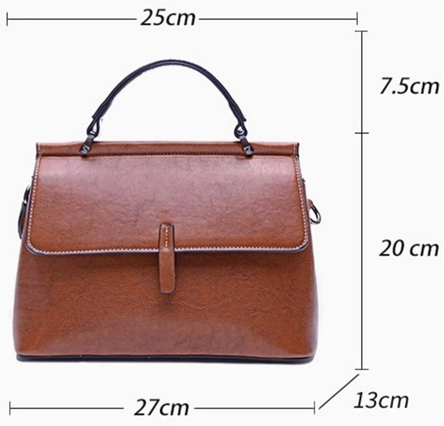Women Vintage Handbags Quality Pu Leather Handbags Ladies Shoulder Bags Fashion Messenger Bags