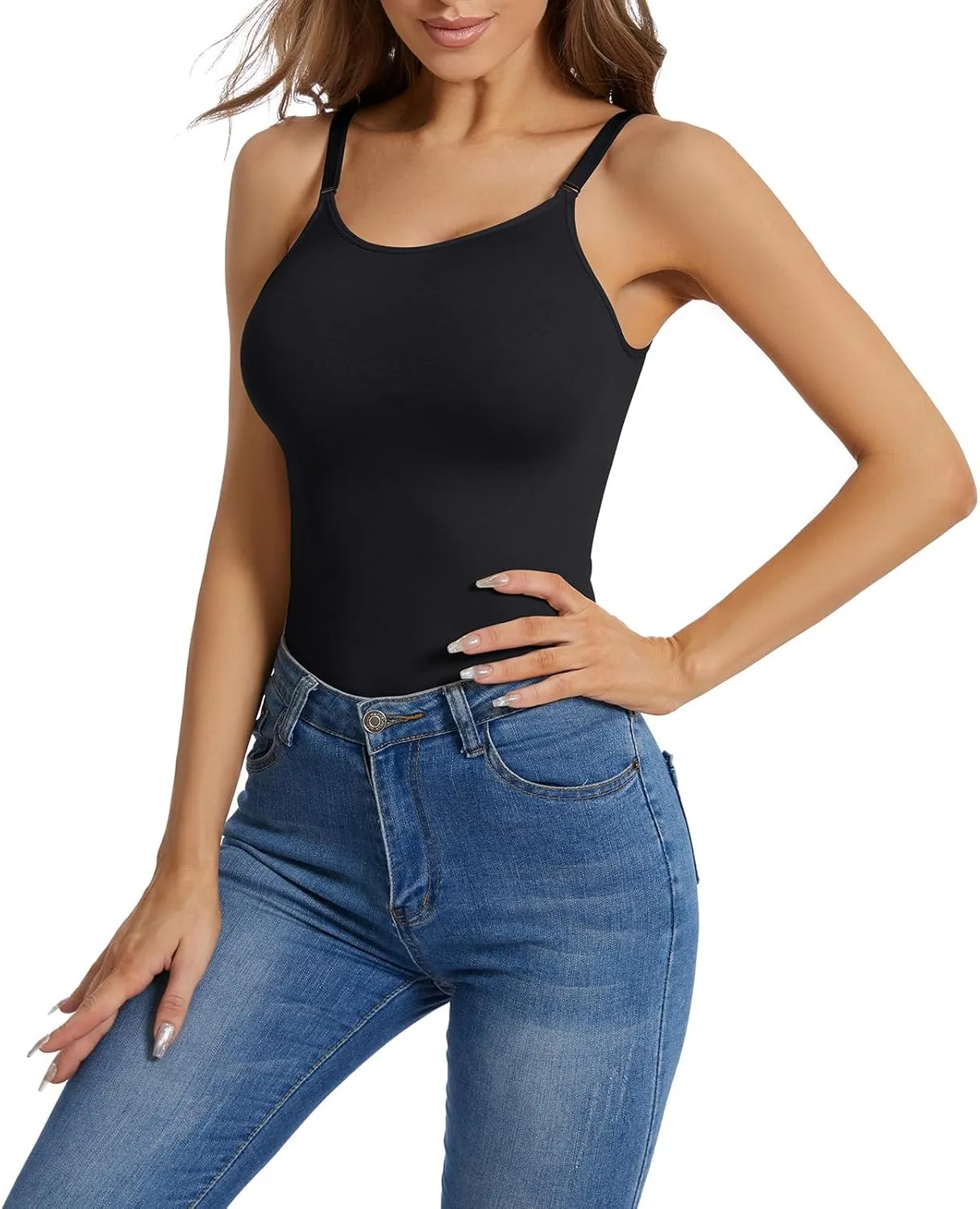 Women's Cami Shaper Tummy Control Shapewear Tank Tops Shaping Compression Camisole Cami Top