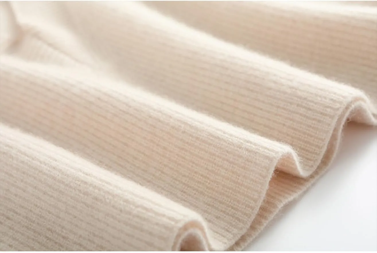Women's Deep V-Neck Knitted Vest Sweater 100% Merino Wool Sleeveless Pullover Basic Blouse Short Tops