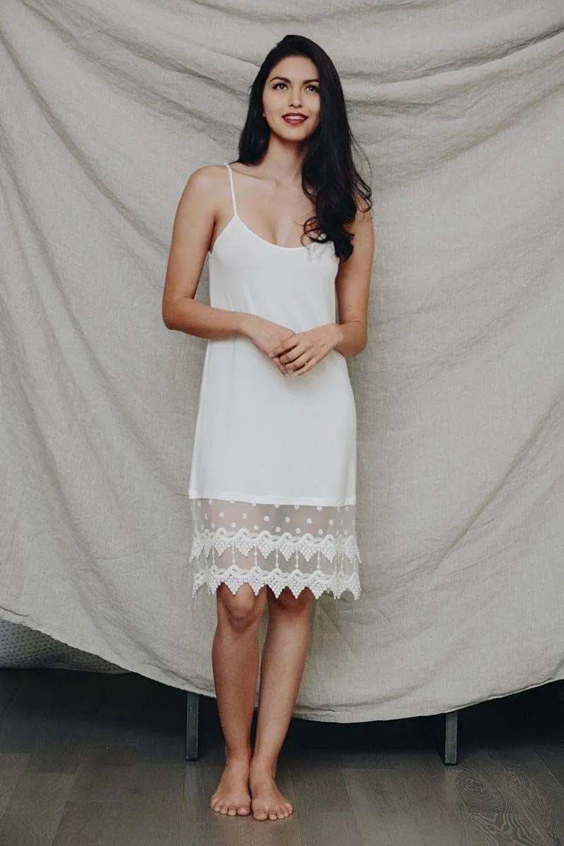 Womens Layering Lace Trim Tank Slip | Camisole Tunic Sleeveless Casual Tops
