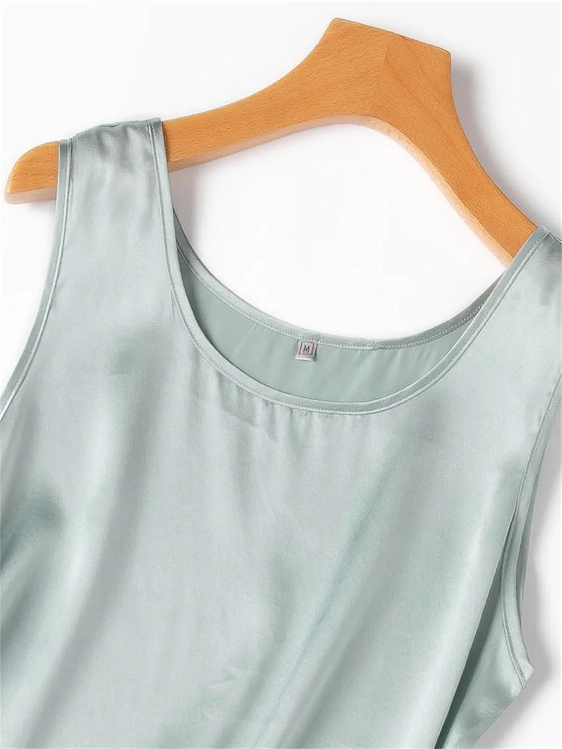 Women's Summer Silk Satin Camisole Tank Tops for Women Trendy Basic Sleeveless Camisole Vests