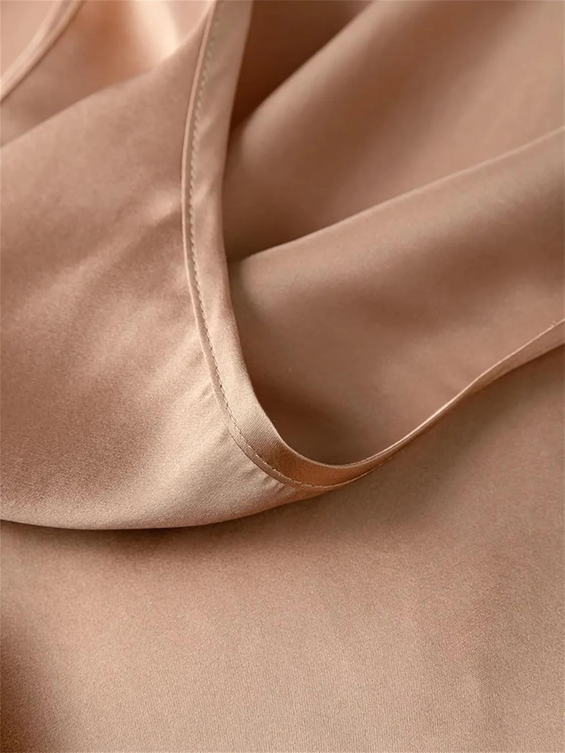 Women's Summer Silk Satin Camisole Tank Tops for Women Trendy Basic Sleeveless Camisole Vests