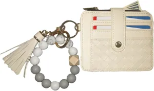 Wristlet Wallet Bracelet Purse Keychain Slim Credit Card Holder Gifts for Women